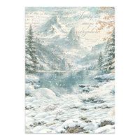 White Christmas - Printed Art Junk Journal: Stickers, Cut-Outs, Backgrounds For Art And Craft