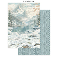 White Christmas - Printed Art Junk Journal: Stickers, Cut-Outs, Backgrounds For Art And Craft