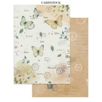 Flowers And Poems - Junk Journal: Stickers, Cut-Outs, Backgrounds