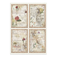 Flowers And Poems - Junk Journal: Stickers, Cut-Outs, Backgrounds