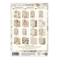 Flowers And Poems - Junk Journal: Stickers, Cut-Outs, Backgrounds