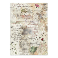 Flowers And Poems - Junk Journal: Stickers, Cut-Outs, Backgrounds