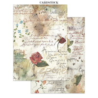 Flowers And Poems - Junk Journal: Stickers, Cut-Outs, Backgrounds