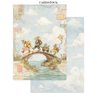 Cozy Family - Junk Journal Backgrounds + Stickers + Cut Outs