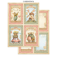 Cozy Family - Junk Journal Backgrounds + Stickers + Cut Outs