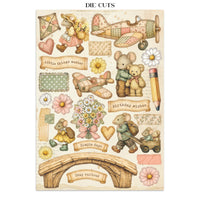 Cozy Family - Junk Journal Backgrounds + Stickers + Cut Outs