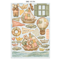 Cozy Family - Junk Journal Backgrounds + Stickers + Cut Outs