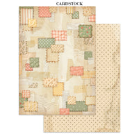 Cozy Family - Junk Journal Backgrounds + Stickers + Cut Outs