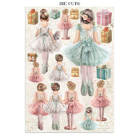 Winter Magic - Printed Art Junk Journal Focus Points For Art And Craft A5