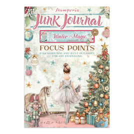 Winter Magic - Printed Art Junk Journal Focus Points For Art And Craft A5