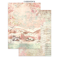 Winter Magic - Printed Art Junk Journal Focus Points For Art And Craft A5