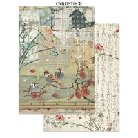 Oriental Garden - Stamperia Printed Art Junk Journal Focus Points