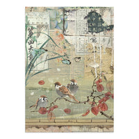 Oriental Garden - Stamperia Printed Art Junk Journal Focus Points