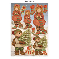 Silent Night - Printed Art Junk Journal Focus Points For Art And Craft A5