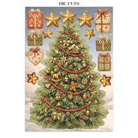 Silent Night - Printed Art Junk Journal Focus Points For Art And Craft A5