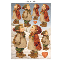 Silent Night - Printed Art Junk Journal Focus Points For Art And Craft A5