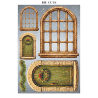 Silent Night - Printed Art Junk Journal Focus Points For Art And Craft A5