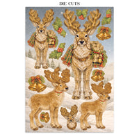 Silent Night - Printed Art Junk Journal Focus Points For Art And Craft A5