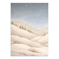 Silent Night - Printed Art Junk Journal Focus Points For Art And Craft A5