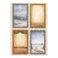 Silent Night - Printed Art Junk Journal Focus Points For Art And Craft A5