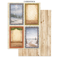 Silent Night - Printed Art Junk Journal Focus Points For Art And Craft A5