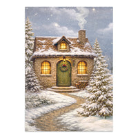 Silent Night - Printed Art Junk Journal Focus Points For Art And Craft A5