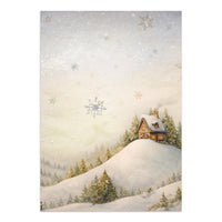 Silent Night - Printed Art Junk Journal Focus Points For Art And Craft A5