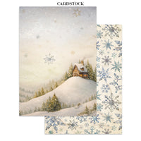 Silent Night - Printed Art Junk Journal Focus Points For Art And Craft A5