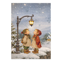 Silent Night - Printed Art Junk Journal Focus Points For Art And Craft A5