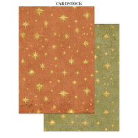 Silent Night - Printed Art Junk Journal Focus Points For Art And Craft A5
