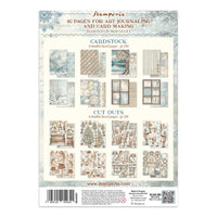 White Christmas - Printed Art Junk Journal Focus Points For Art And Craft A5