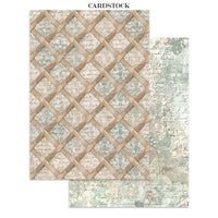 White Christmas - Printed Art Junk Journal Focus Points For Art And Craft A5