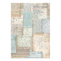 White Christmas - Printed Art Junk Journal Focus Points For Art And Craft A5