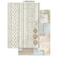 White Christmas - Printed Art Junk Journal Focus Points For Art And Craft A5