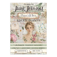 Flowers And Poems - Junk Journal Focus Points For Art And Craft A5