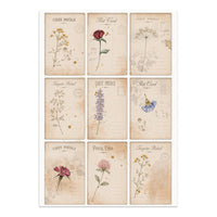 Flowers And Poems - Junk Journal Focus Points For Art And Craft A5