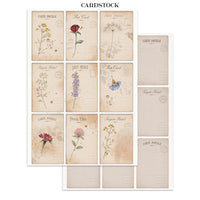 Flowers And Poems - Junk Journal Focus Points For Art And Craft A5