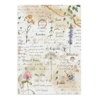 Flowers And Poems - Junk Journal Focus Points For Art And Craft A5