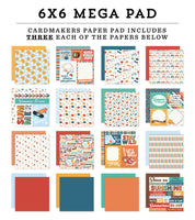Summer Break - Echo Park Cardmakers 6X6 Mega Pad