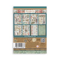 Gardens of Time -Stamperia A5 Washi Pad 8/Pkg