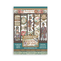 Gardens of Time -Stamperia A5 Washi Pad 8/Pkg