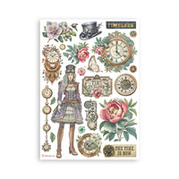 Gardens of Time -Stamperia A5 Washi Pad 8/Pkg