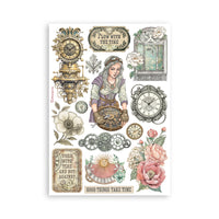 Gardens of Time -Stamperia A5 Washi Pad 8/Pkg