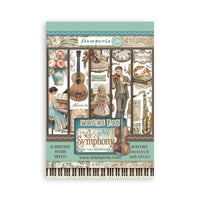 Symphony - Printed Washi Pad 8 Sheets