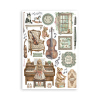 Symphony - Printed Washi Pad 8 Sheets