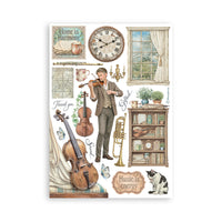 Symphony - Printed Washi Pad 8 Sheets