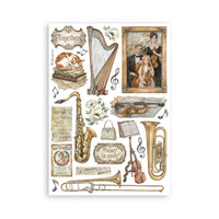 Symphony - Printed Washi Pad 8 Sheets