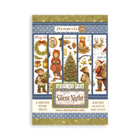 Silent Night - Printed Washi Pad For Art And Craft A5 8 Sheets