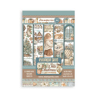 White Christmas - Printed Washi Pad For Art And Craft A5 8 Sheets