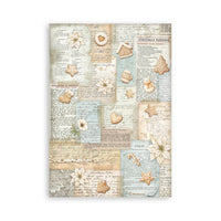 White Christmas - Printed Washi Pad For Art And Craft A5 8 Sheets